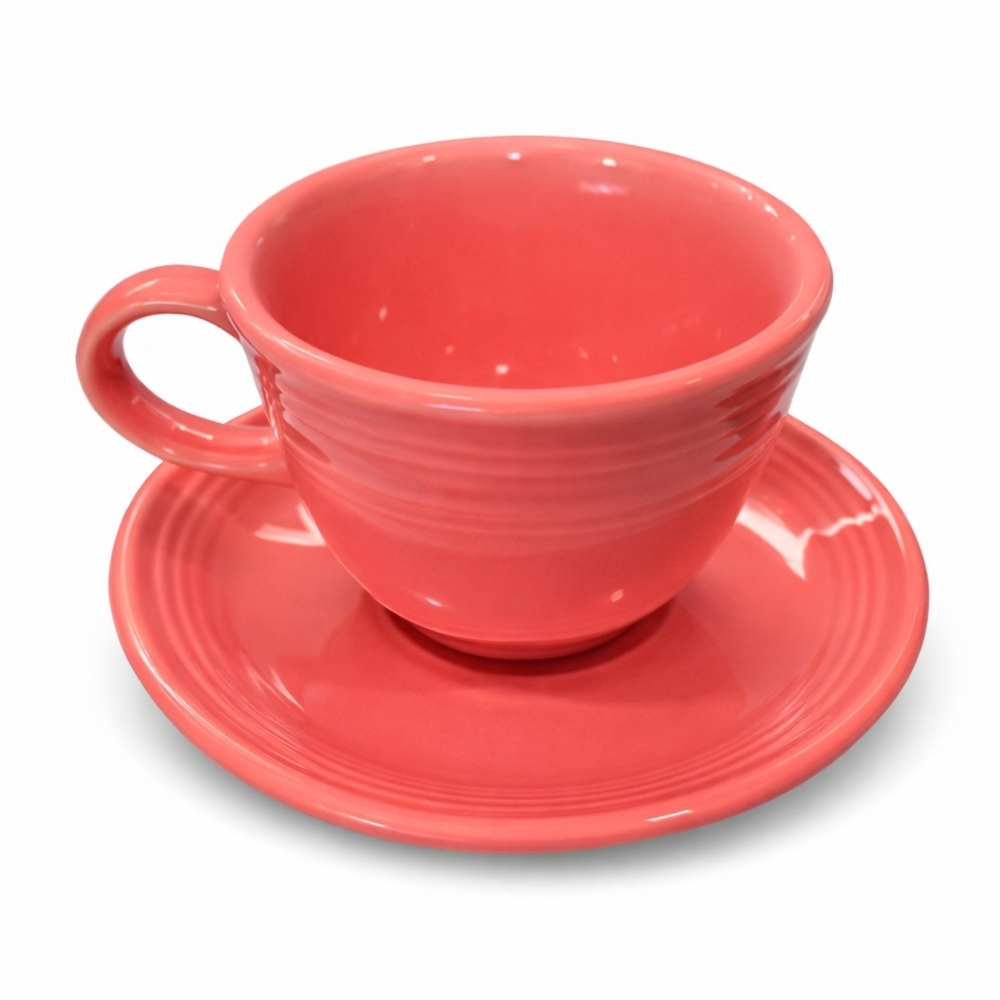 FIESTAWARE Flamingo Cup & Saucer - Fiesta